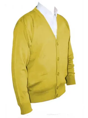 60% OFF - FRANCO PONTI Cardigan - Merino Blend - Lemon 3XL