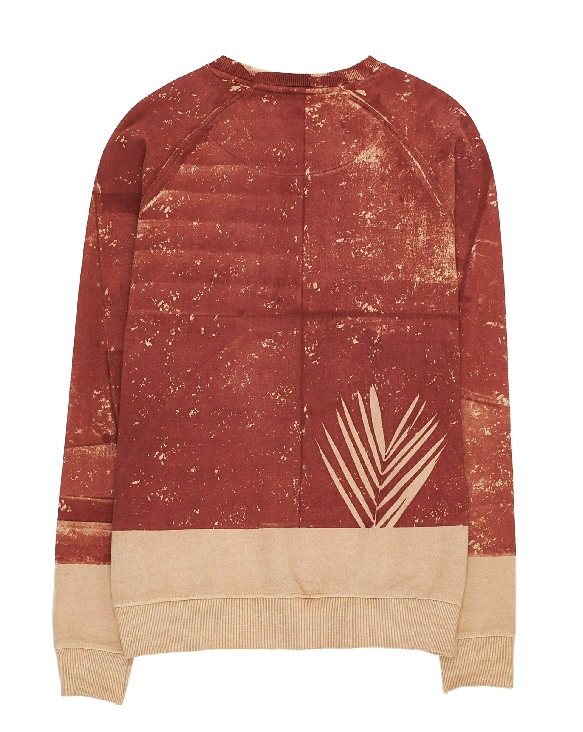 BLOCKED PRINTED SWEATSHIRT