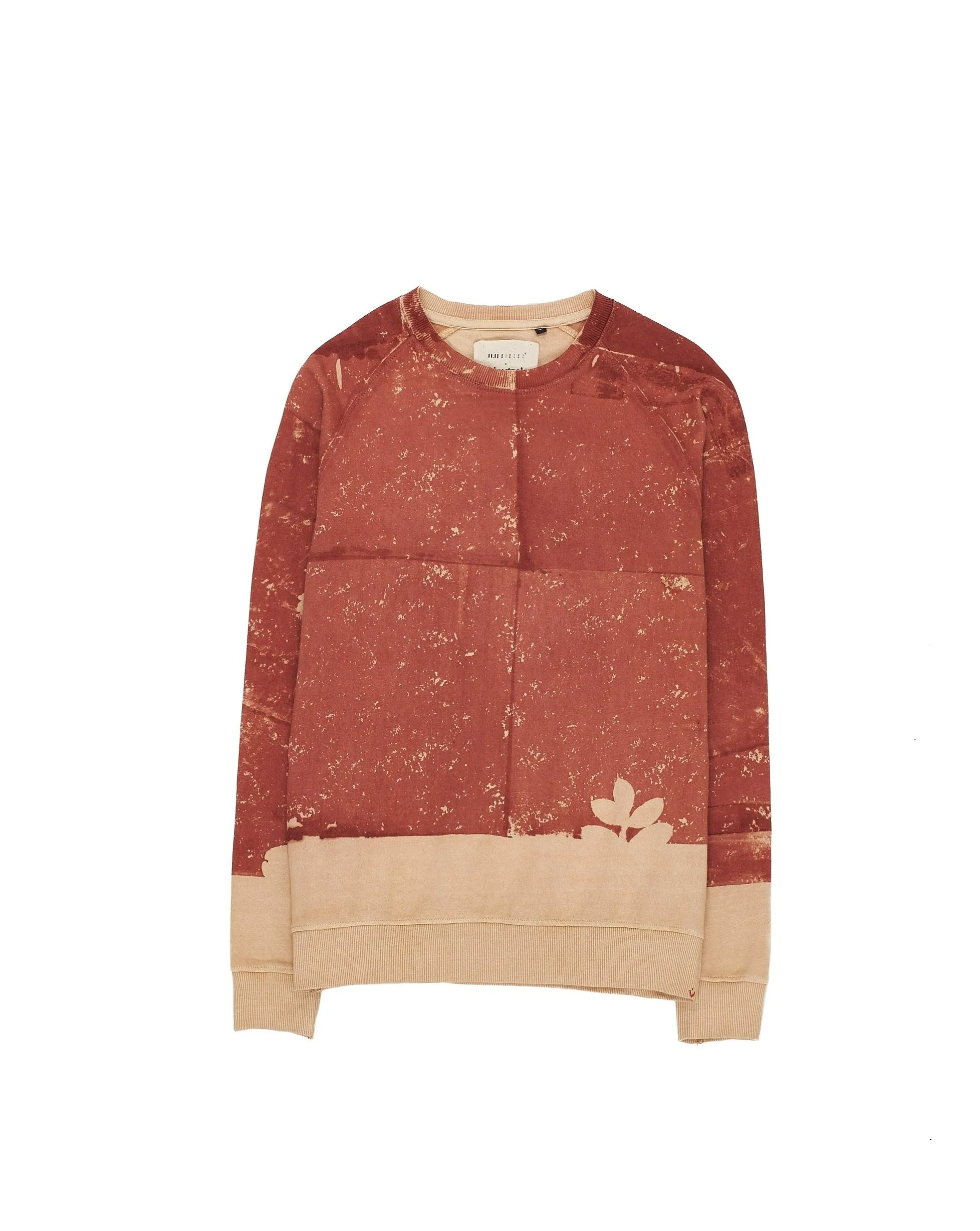 BLOCKED PRINTED SWEATSHIRT