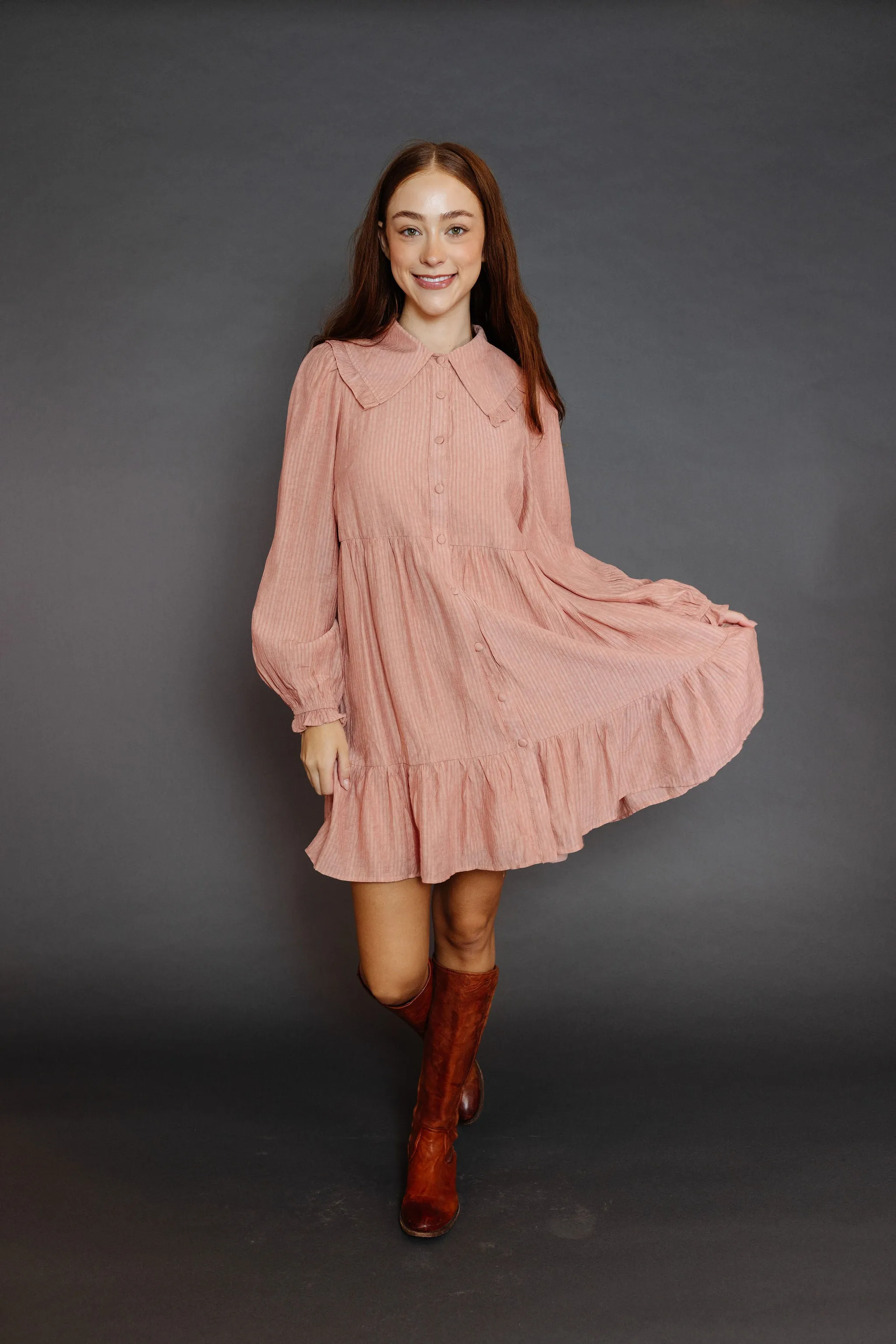 Bryleigh Dress in Clay