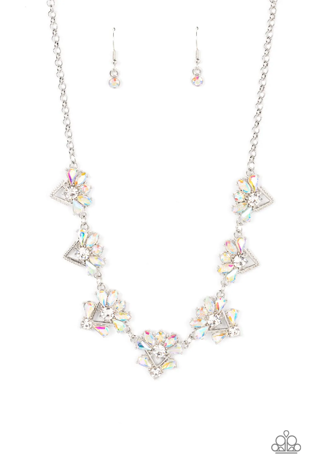 Extragalactic Extravagance - Multi Paparazzi Necklace EMP 2022