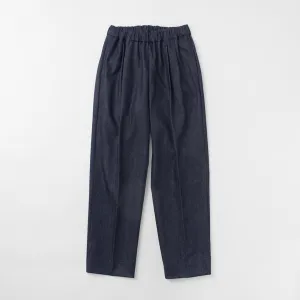 FLISTFIA / Denim Wide Tuck Trousers