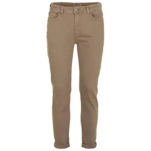 Fred Mello Elegant Brown Cotton Denim Trousers