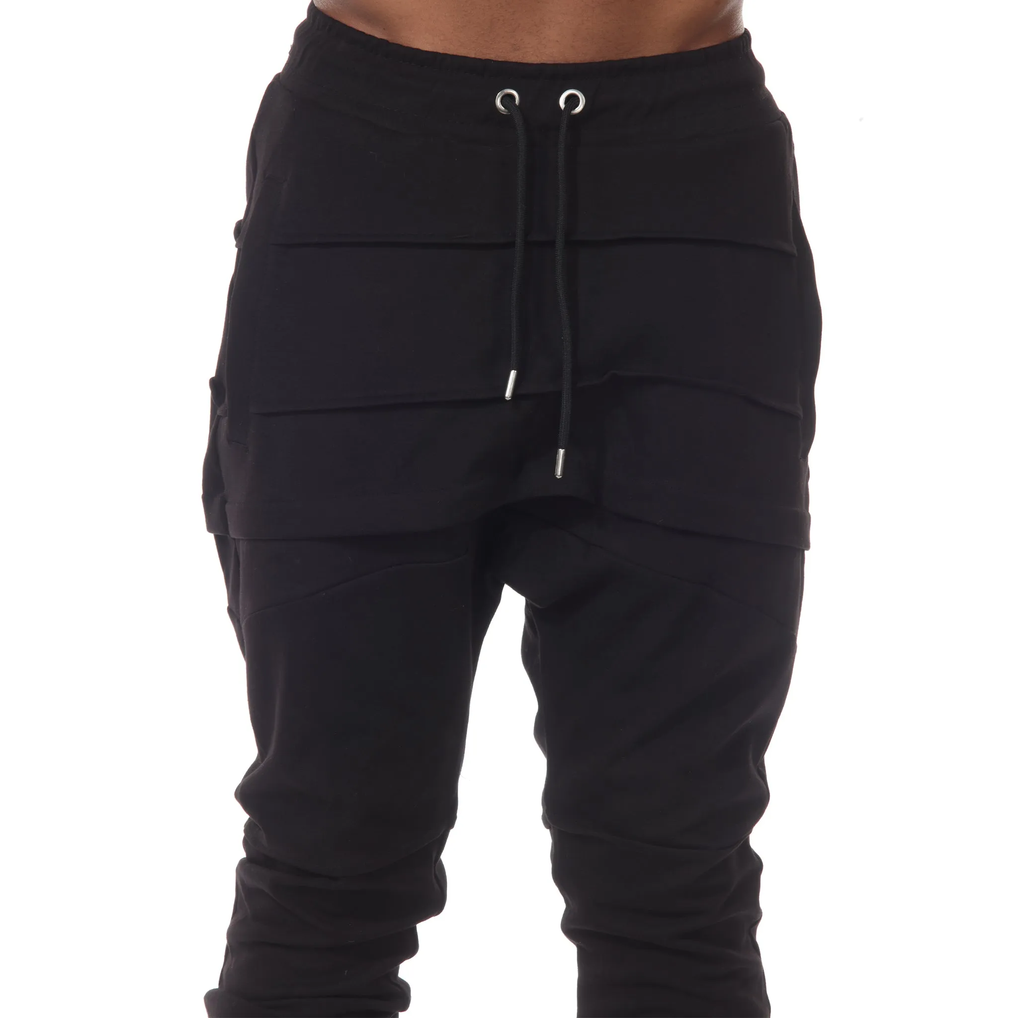 Knox Drop Crotch Fashion Jogger with suspenders