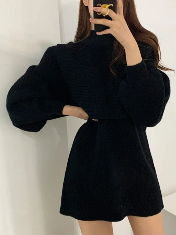 Long Sleeve Graceful Crop Top