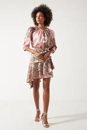 Marc Angelo Long Sleeve Short Dress