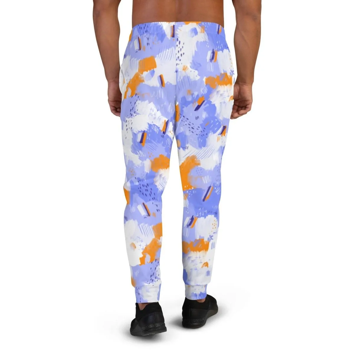 Purple Abstract Men's Street Joggers