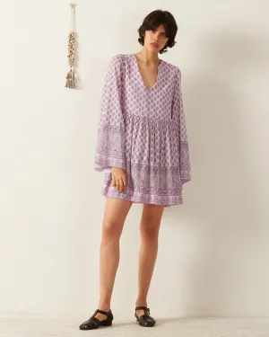 Silvie Lilac Bhutti Dress