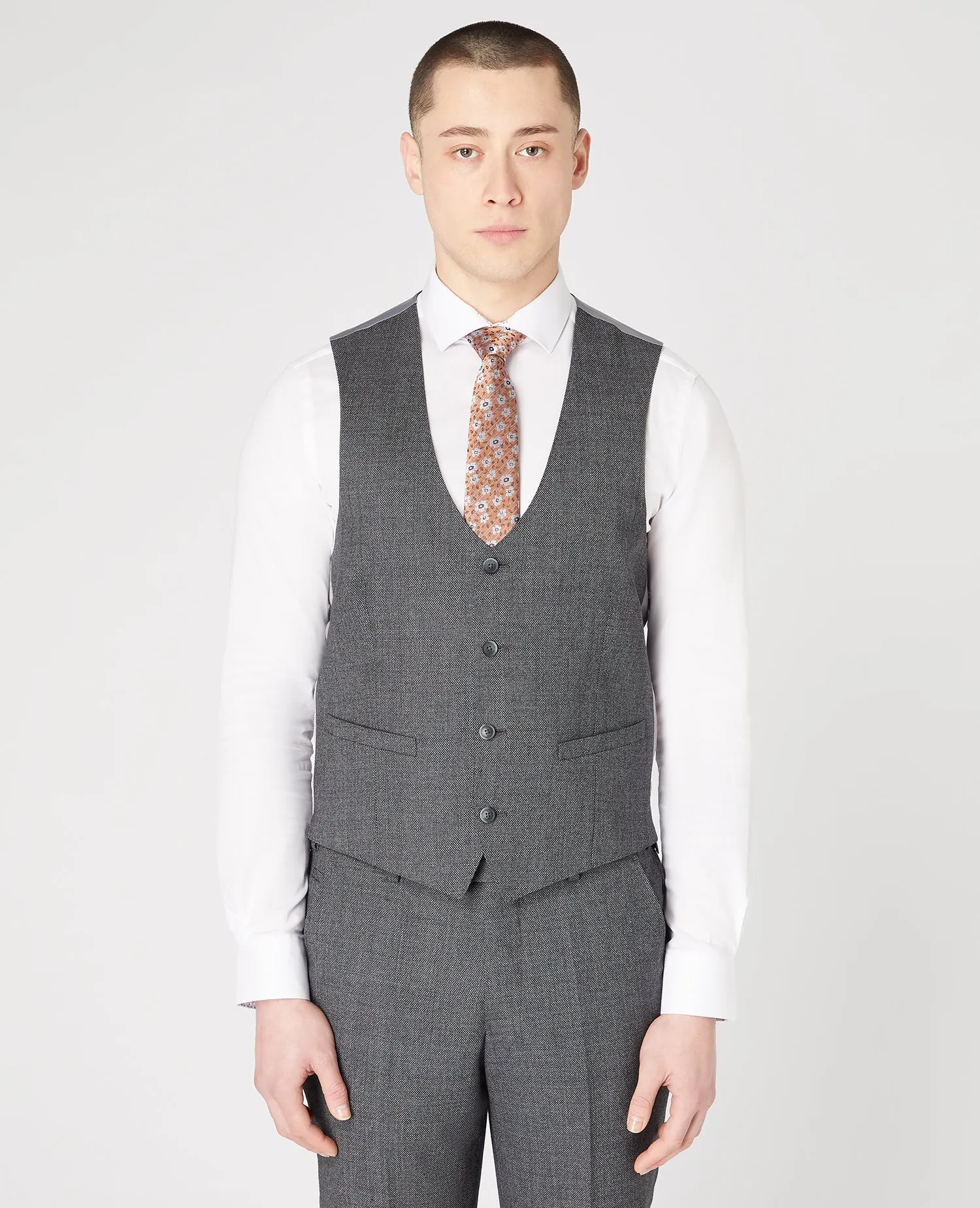 Slim Fit Wool-Rich Mix and Match Suit Waistcoat