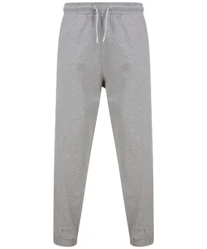 Unisex sustainable fashion cuffed joggers | Heather Grey